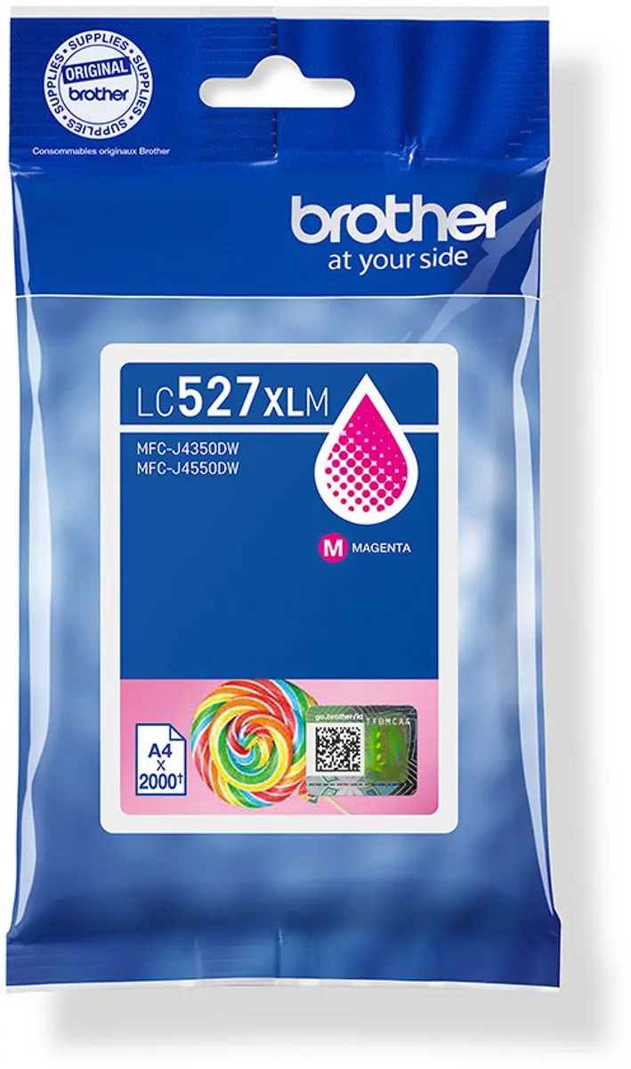 Brother LC527XLM Inktcartridge Magenta