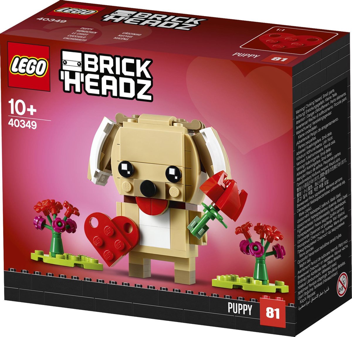 LEGO BrickHeadz Valentijnspuppy - 40349