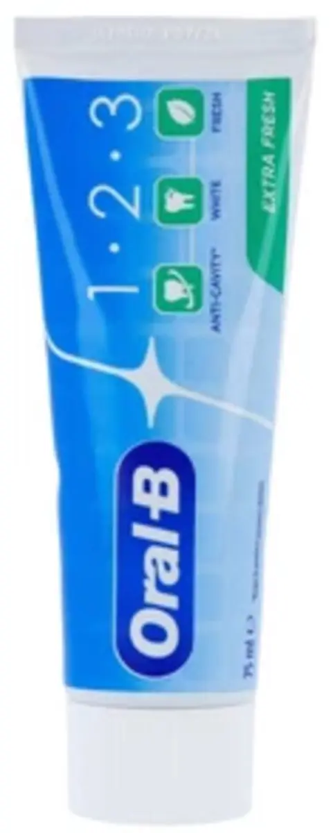 Oral-B 1-2-3 Frisse Mint Tandpasta - 225ml (3x75ml)