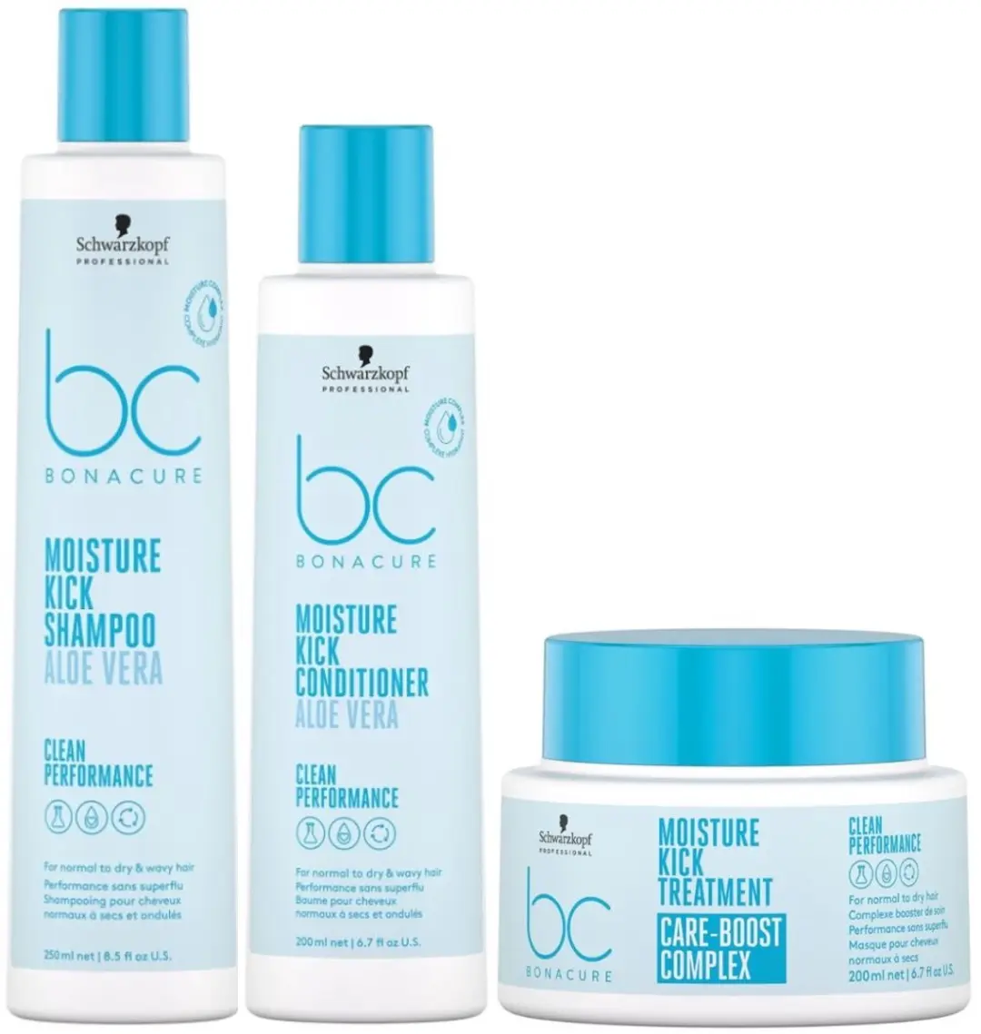 Schwarzkopf BC Moisture Kick Treatment Set 650ml