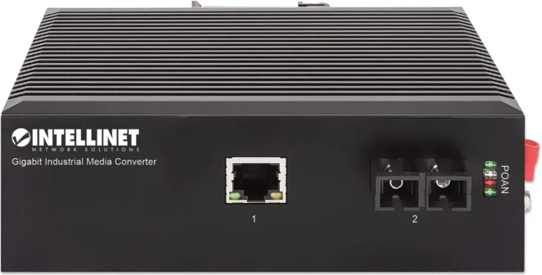 Intellinet 508346 Netwerk Media Converter 1000 Mbit/s - Zwart