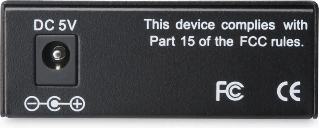Digitus DN-82123 Netwerk Media Converter 1000Mbit - 1550nm - Zwart