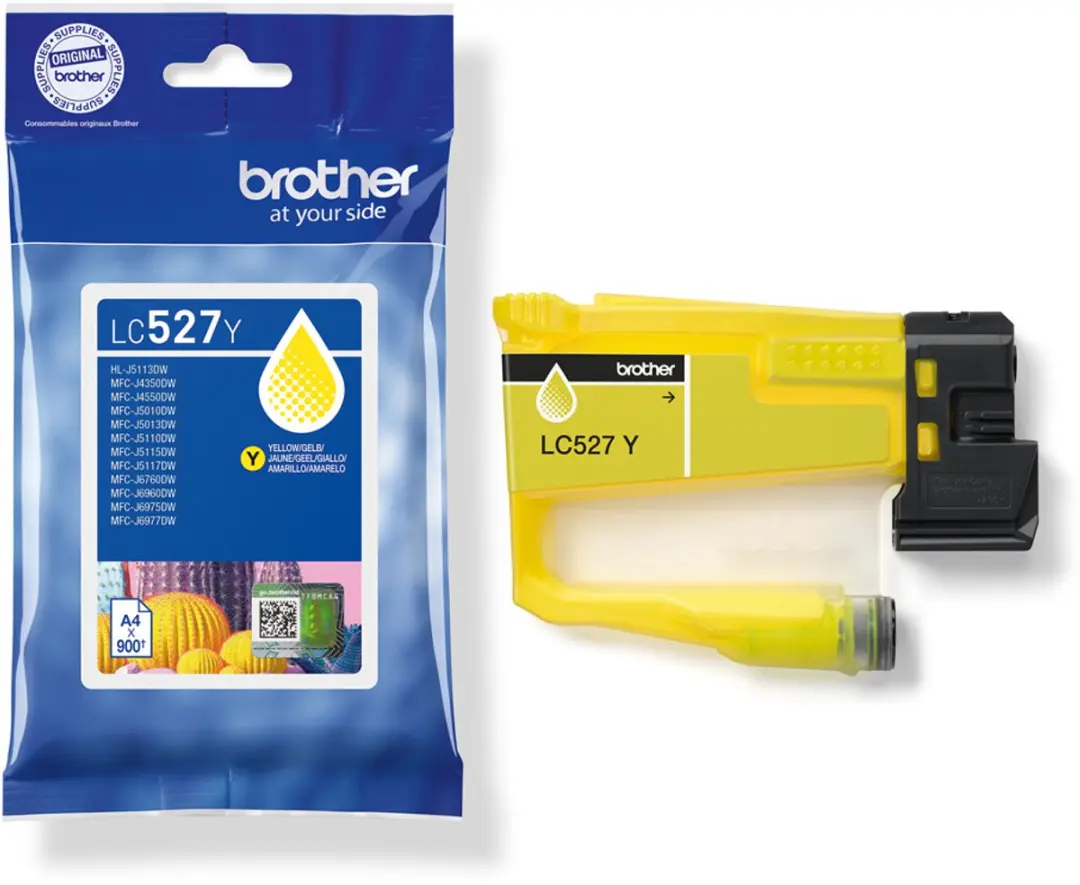 Brother LC527XLY Inktcartridge Geel - XL