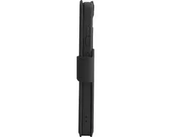Just in Case Samsung Galaxy S25 Hoesje met Pasjeshouder - Premium Bookcase - Zwart - afbeelding 6 van 6