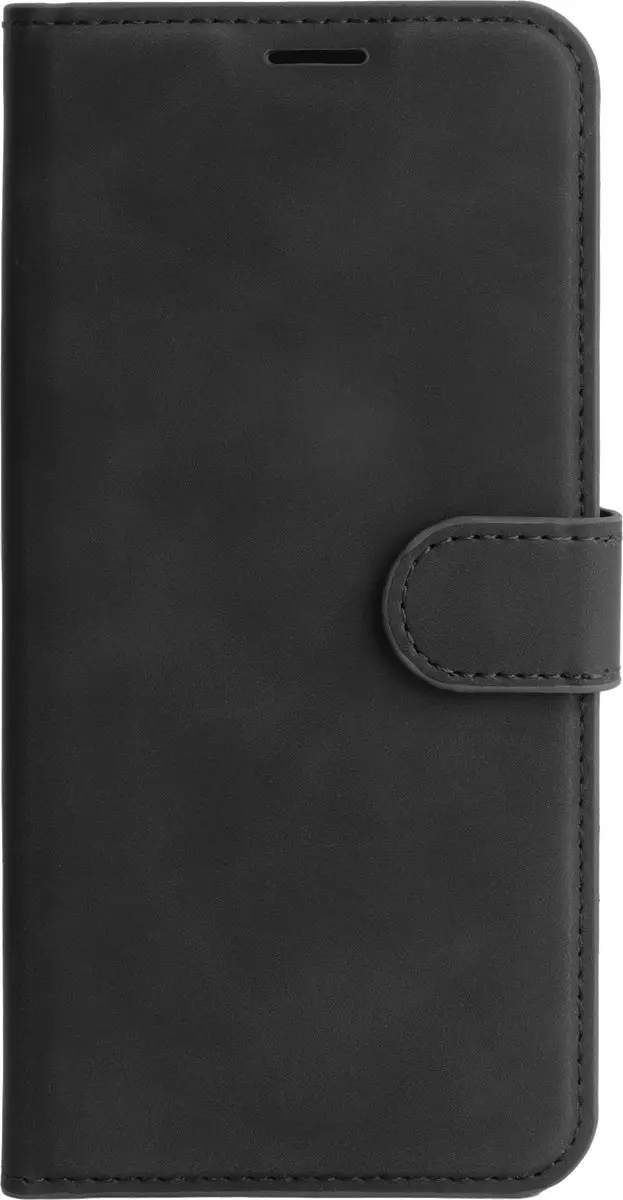 Just in Case Samsung Galaxy S25 Hoesje met Pasjeshouder - Premium Bookcase - Zwart