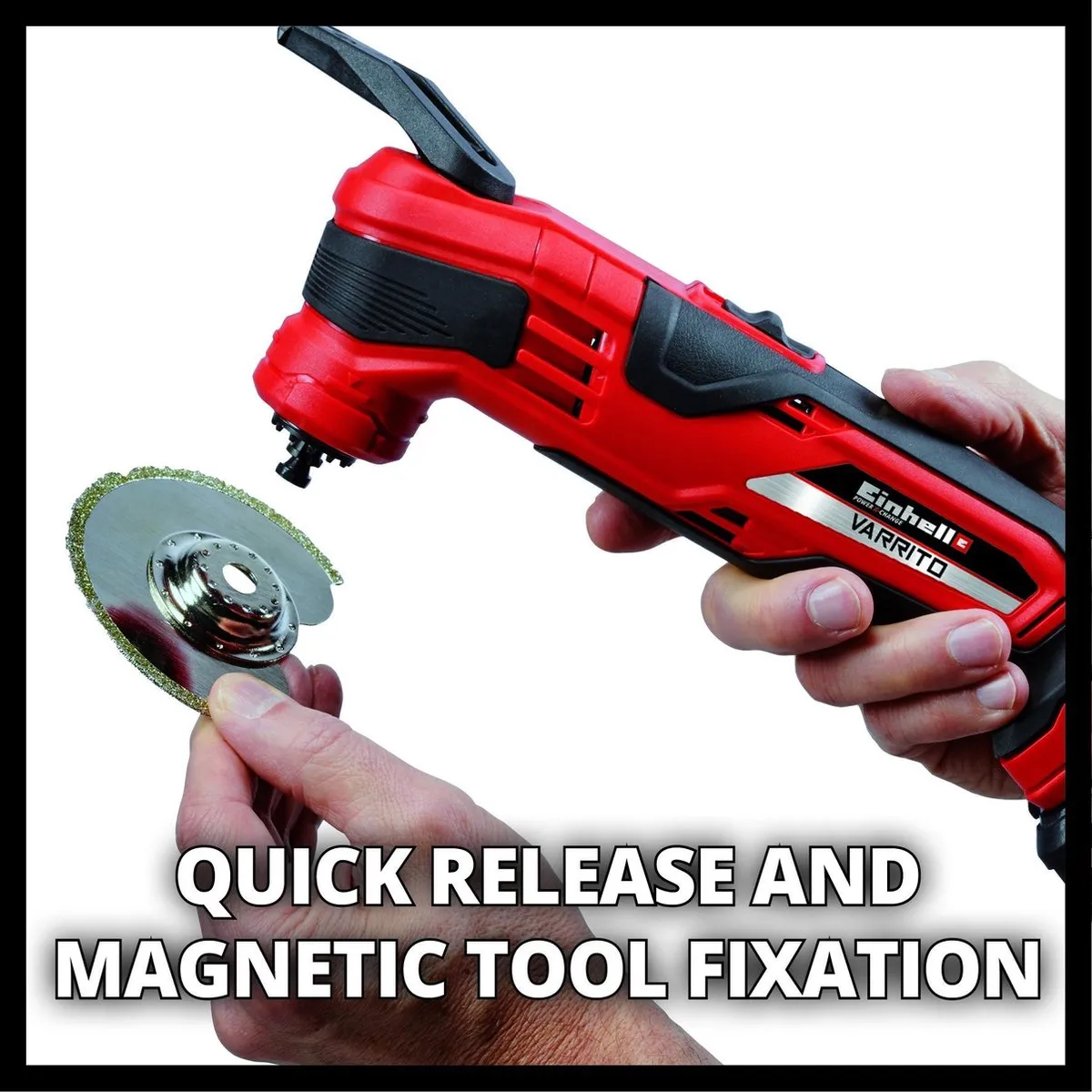 Einhell VARRITO Li Solo Accu Multitool 4465160 - 18V - 13-delig