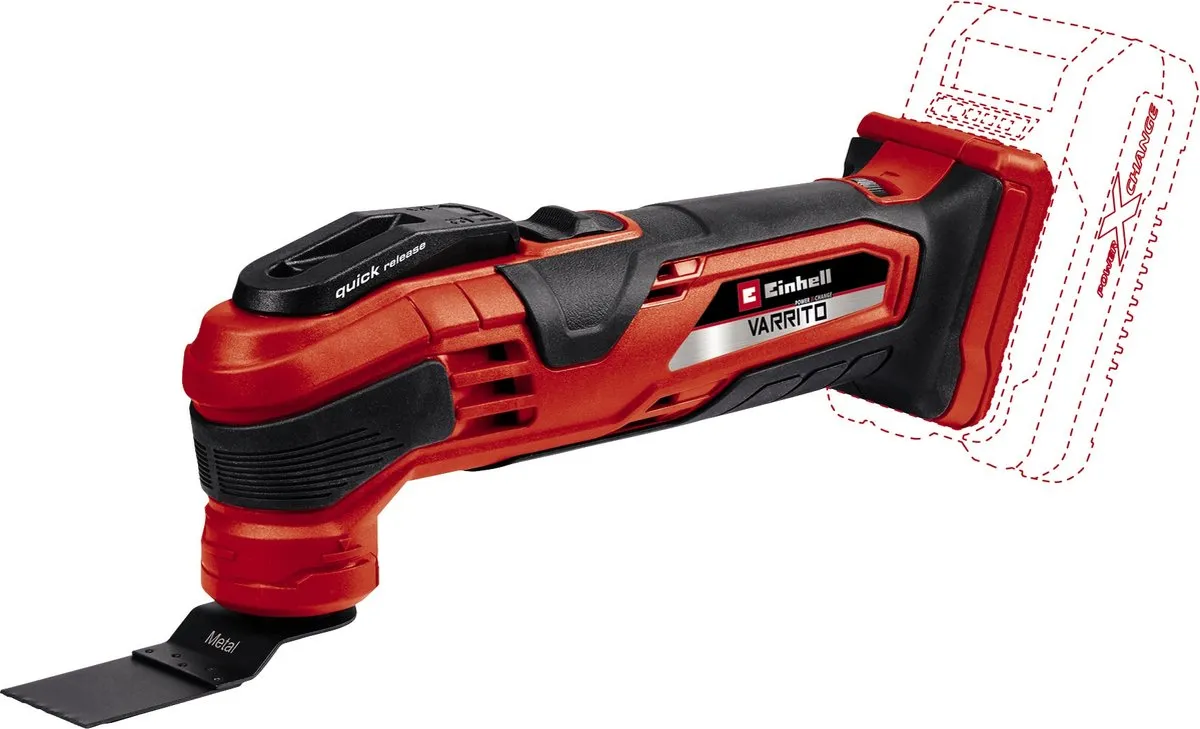 Einhell VARRITO Li Solo Accu Multitool 4465160 - 18V - 13-delig