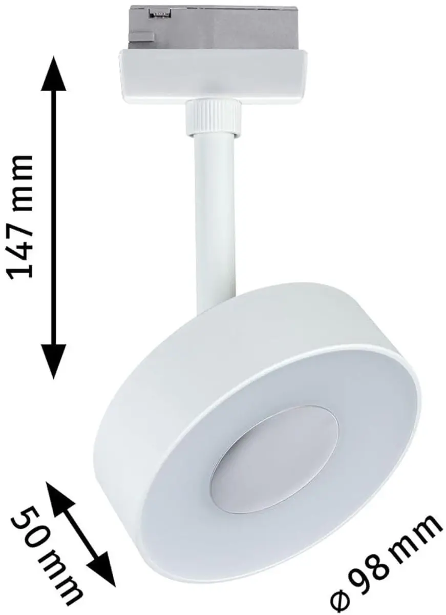 Paulmann URail 5W LED Hoogspanningsrailverlichting - Wit - afbeelding 6 van 6