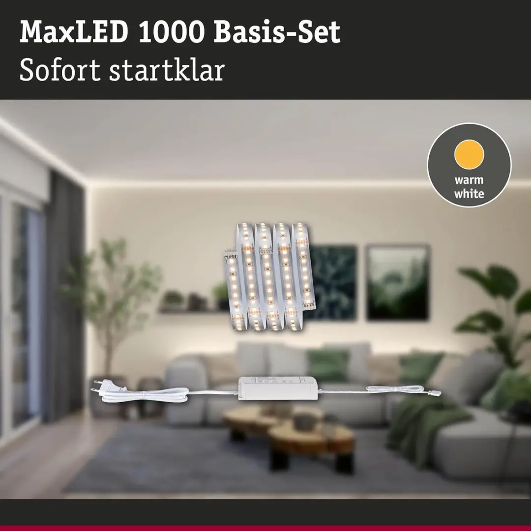 Paulmann MaxLED 71243 LED-strip 1,5m - 11W - 1100lm/m - 128 LED/m - Warm wit