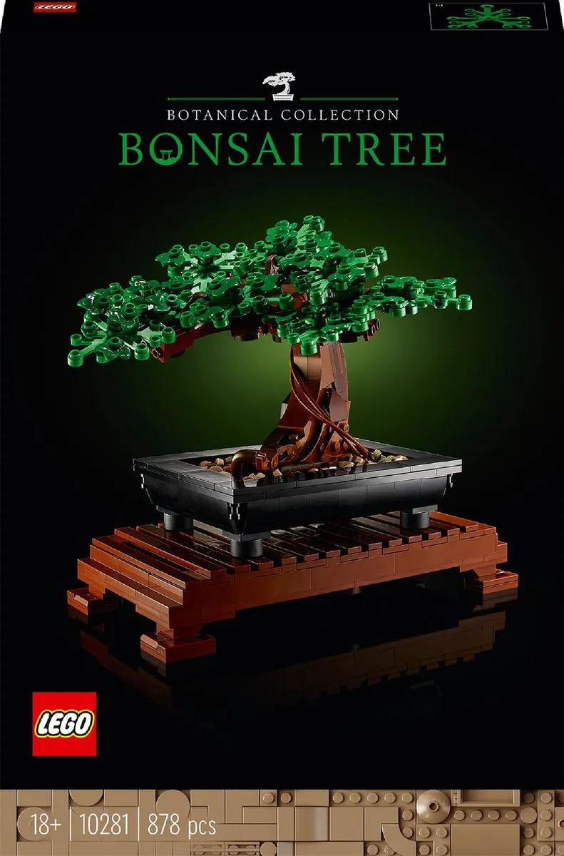 LEGO Icons Bonsaiboompje 10281 - 878 Stukken - Veelkleurig