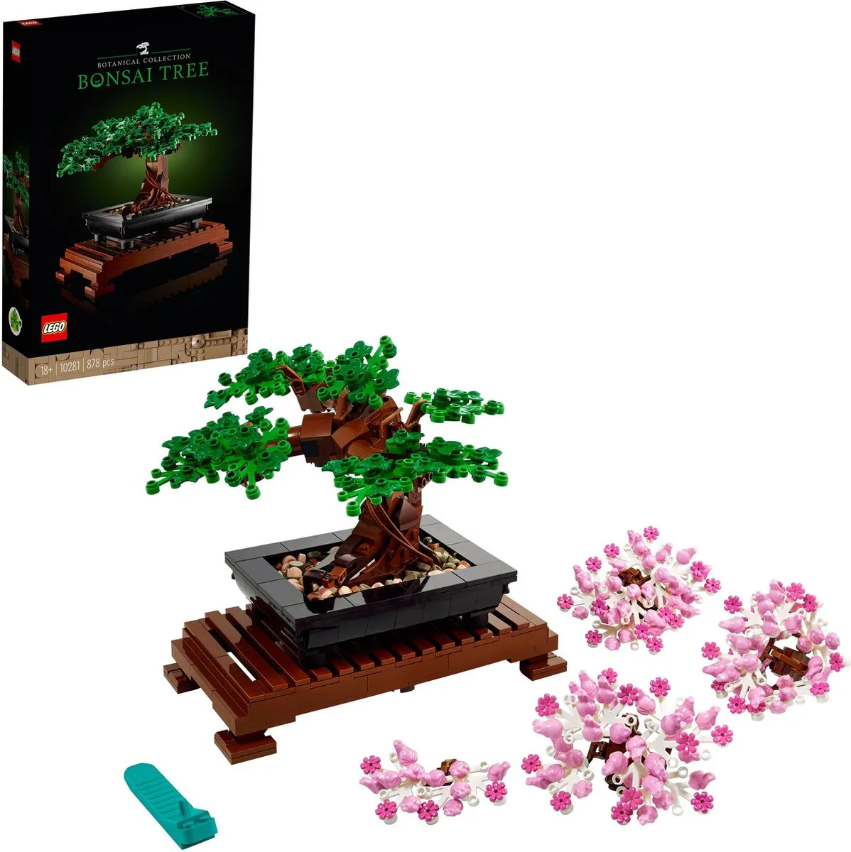 LEGO Icons Bonsaiboompje 10281 - 878 Stukken - Veelkleurig