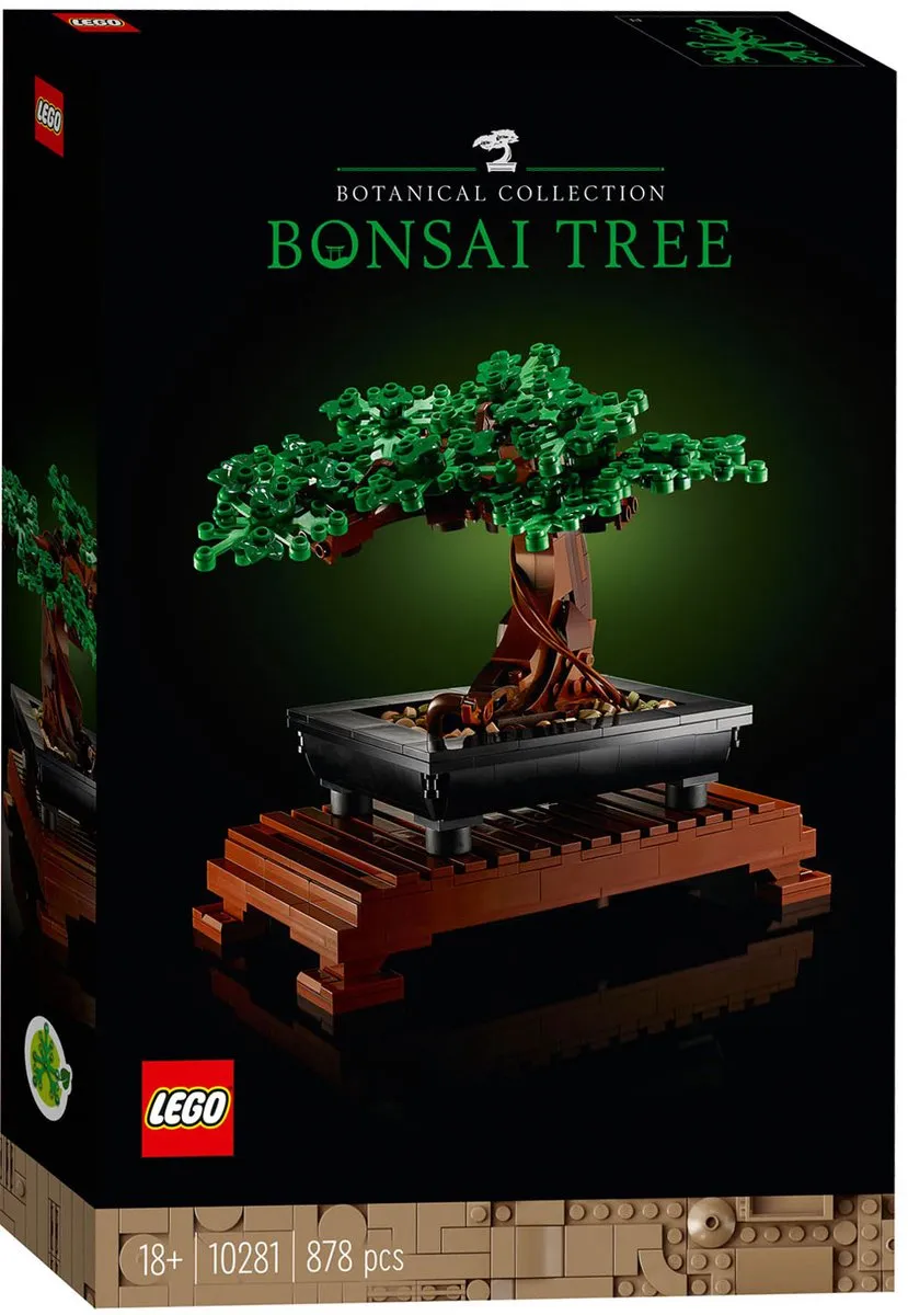 LEGO Icons Bonsaiboompje 10281 - 878 Stukken - Veelkleurig