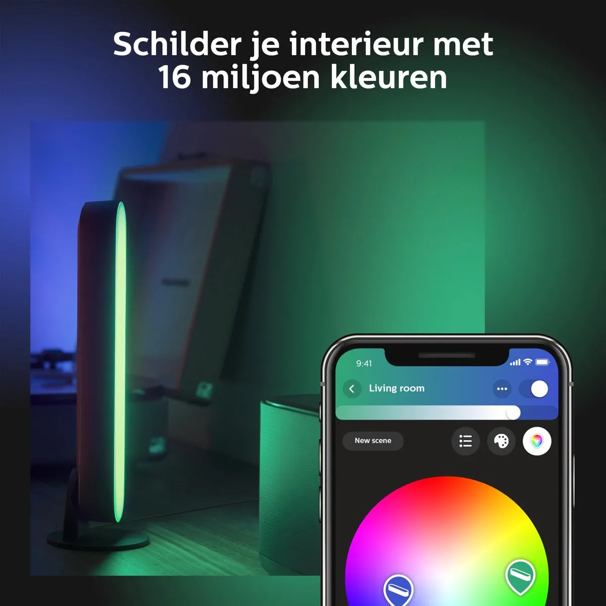 Philips Hue Play Lichtbalk 2-pack - Zwart