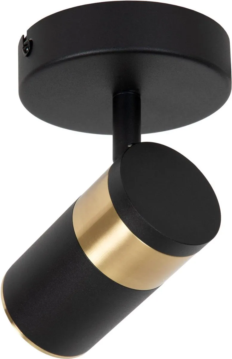 Lucide Gorik Plafondspot GU10 - 10cm - Zwart