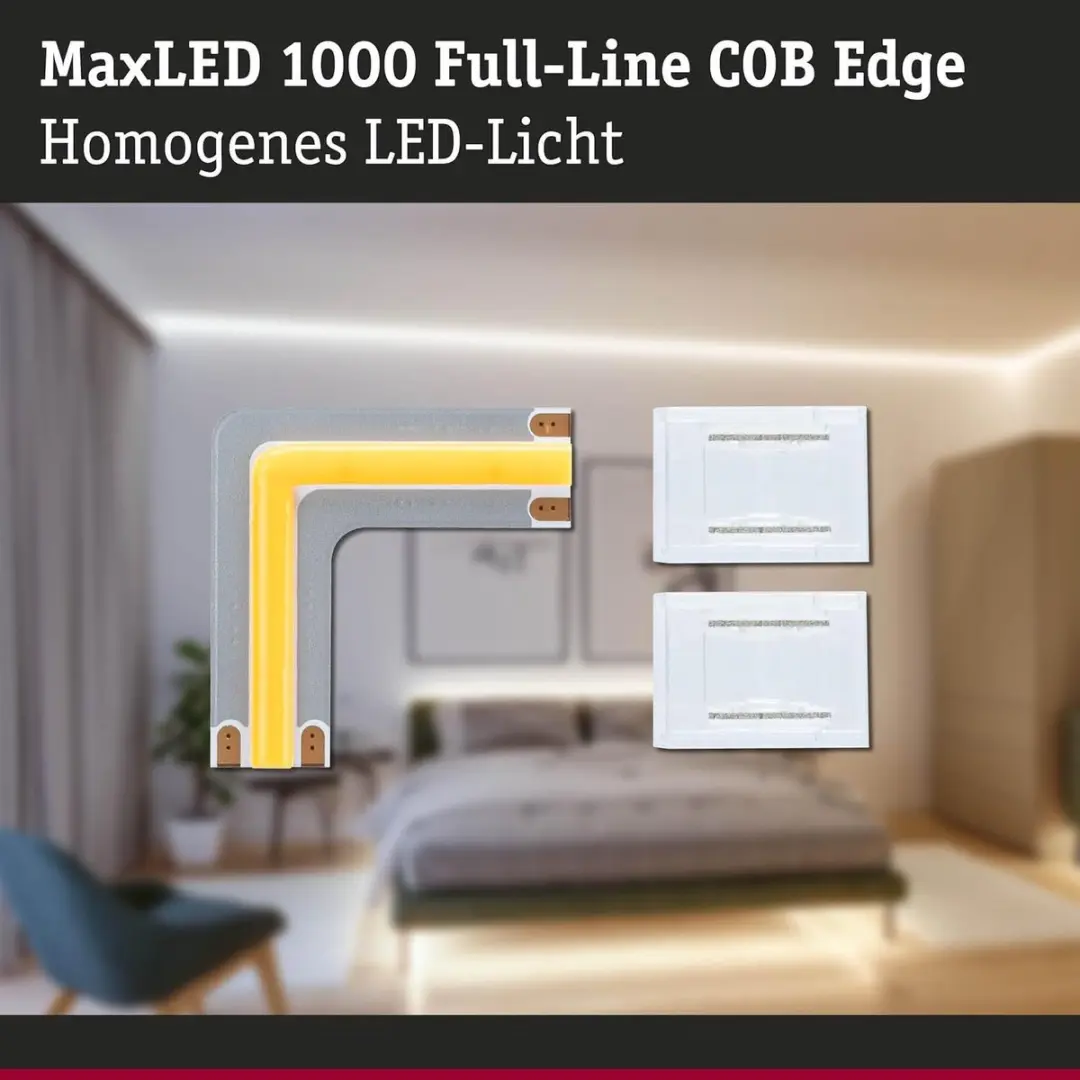 Paulmann 71117 MaxLED COB LED-strip - Instelbaar wit 2000 lm/m
