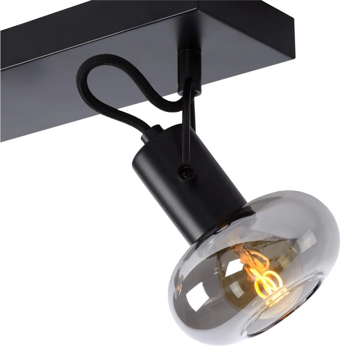 Lucide MADEE Plafondspot 2xE14 - Zwart