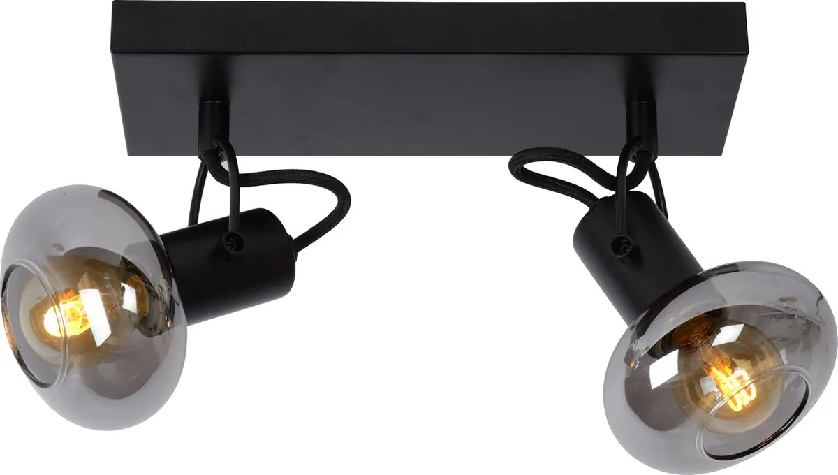 Lucide MADEE Plafondspot 2xE14 - Zwart