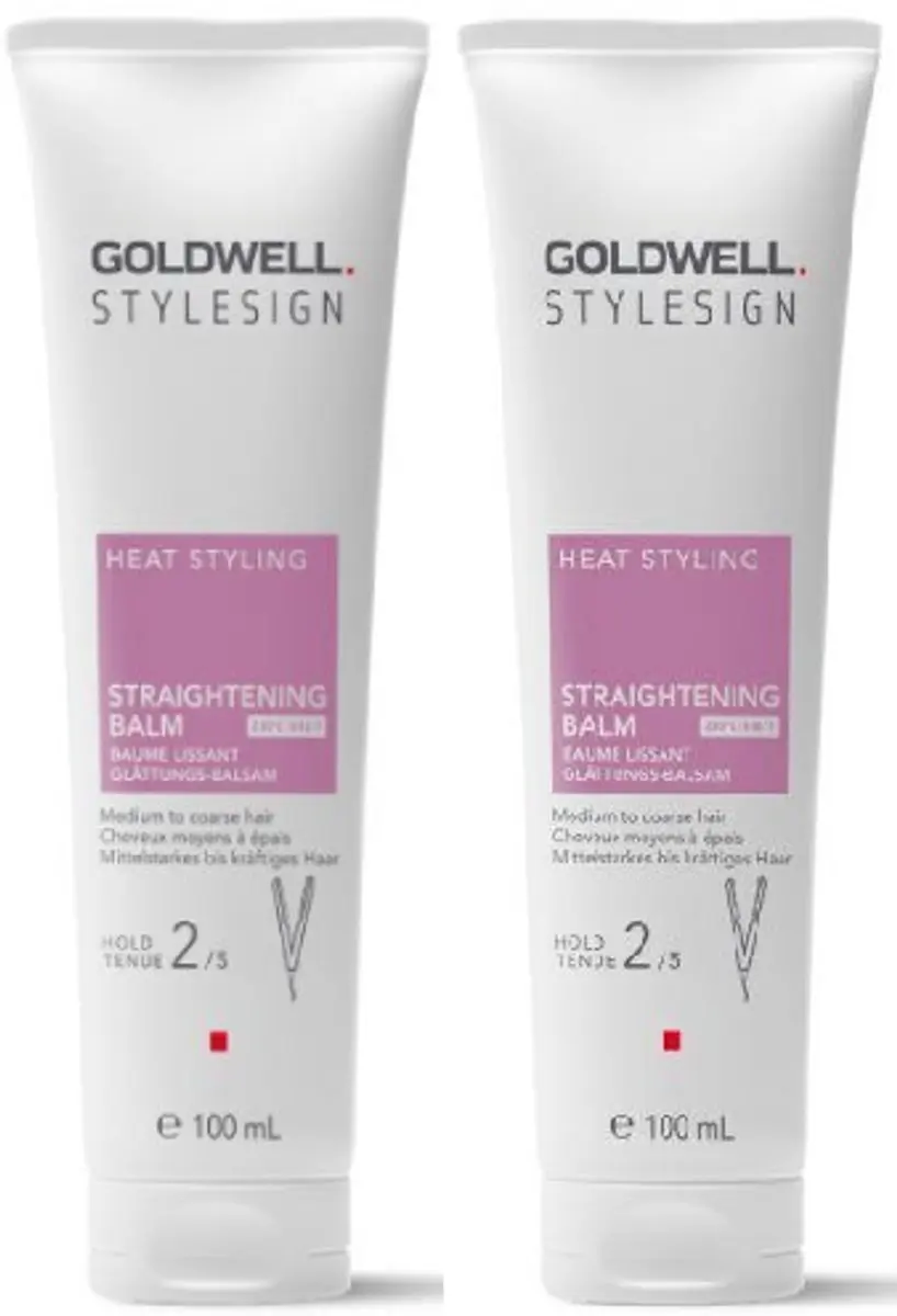 Goldwell Stylesign Heat Styling Straightening Balm 2x100ml