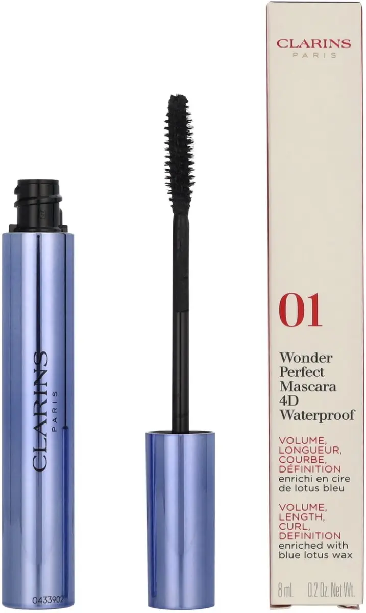 Clarins Wonder Perfect Mascara 4D Waterproof 01 Perfect Black - 8ml