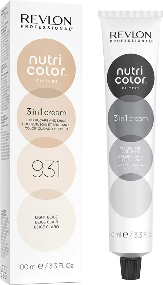 Revlon Nutri Color 931 Permanent Light Beige Kleurcrème 100ml