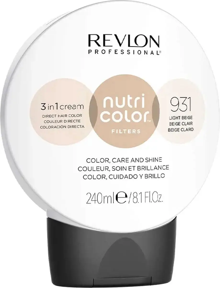 Revlon Nutri Color 931 Permanent Light Beige Kleurcrème 100ml