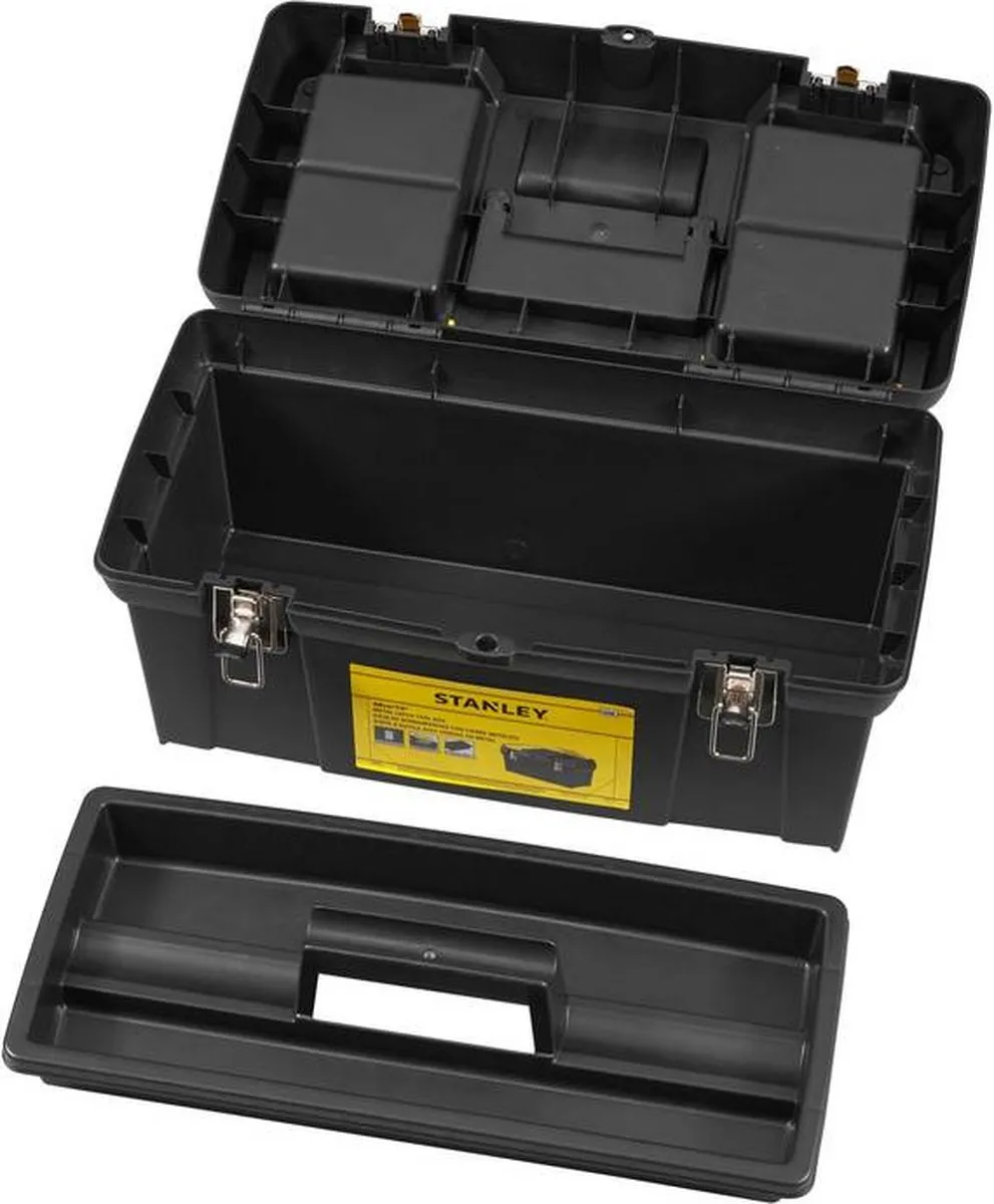 Stanley Batipro Gereedschapskoffer 19" - 2-delig - Zwart/Geel - afbeelding 6 van 6