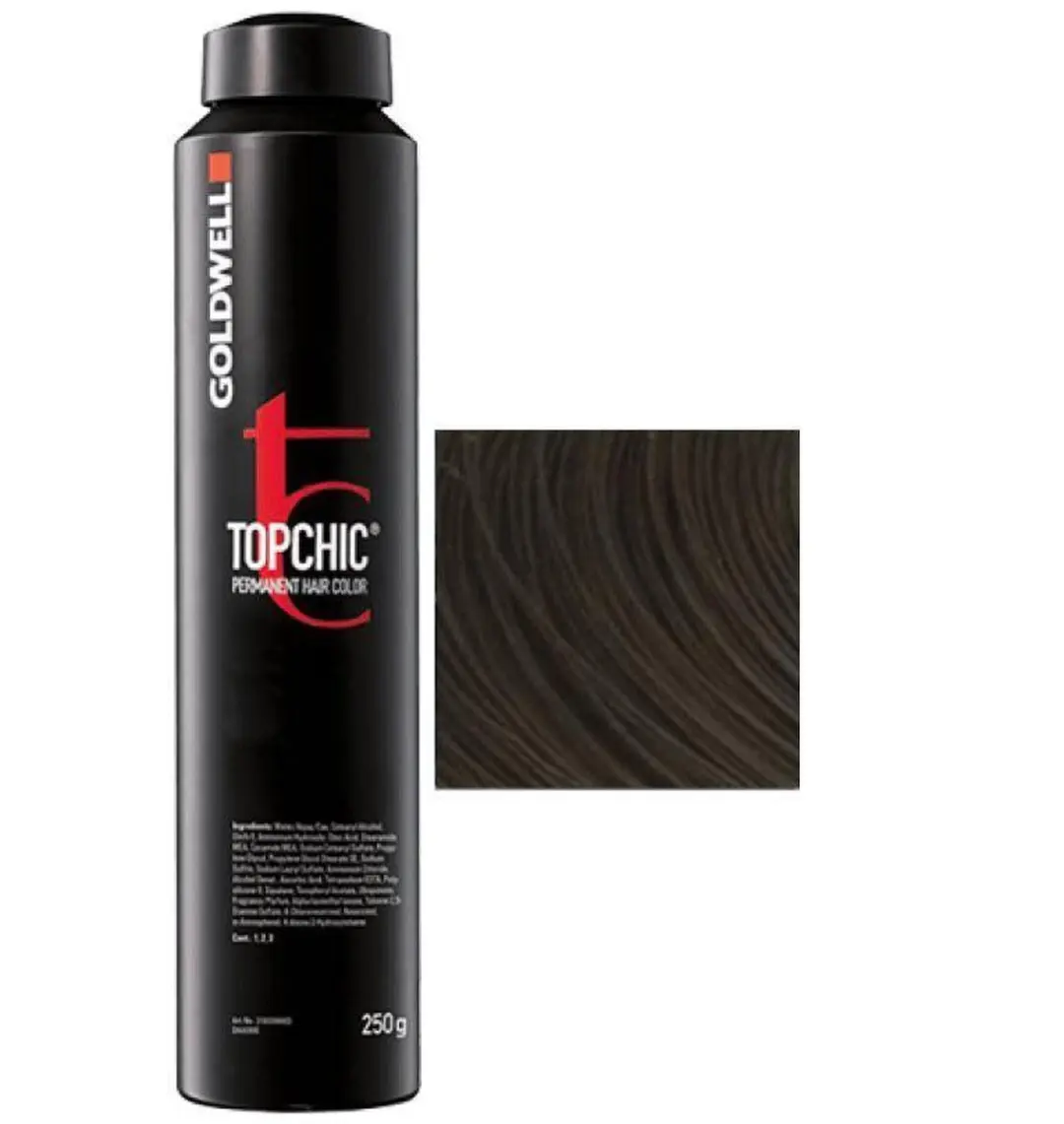 Goldwell Topchic Depot Bus 250ml - Bruin 4NN Permanent - afbeelding 6 van 6