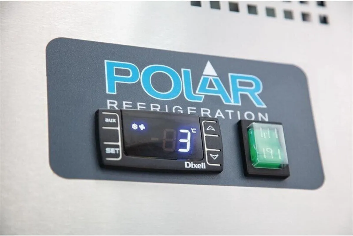Polar DA464 Gekoelde Onderkast 4-Deurs - 420L - Grijs