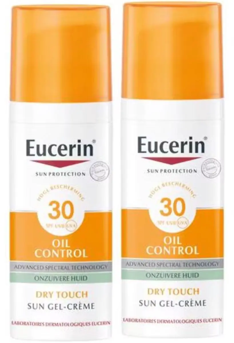 Eucerin Sun Oil Control Gel-Crème Gezicht SPF 30 - 2x50ml