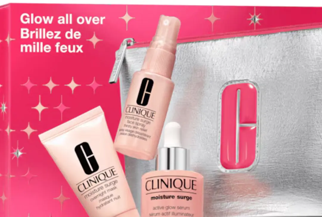 Clinique Moisture Surge Glow Set - 120ml (3x30ml) + Tasje