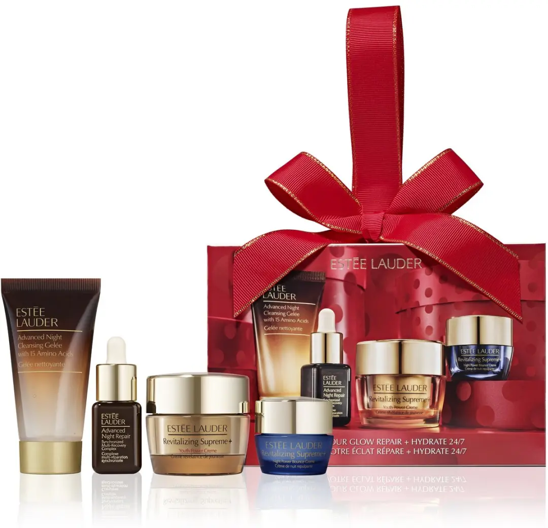 Estée Lauder Unwrap Your Glow Repair + Hydrate Starter Set