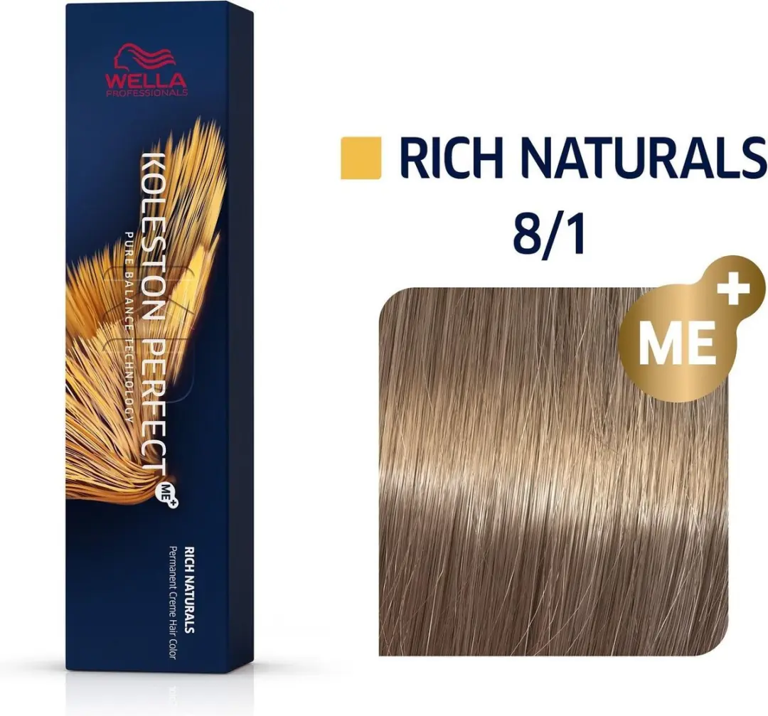 Wella Professionals Koleston Perfect Me+ Haarverf 8/1 60ml