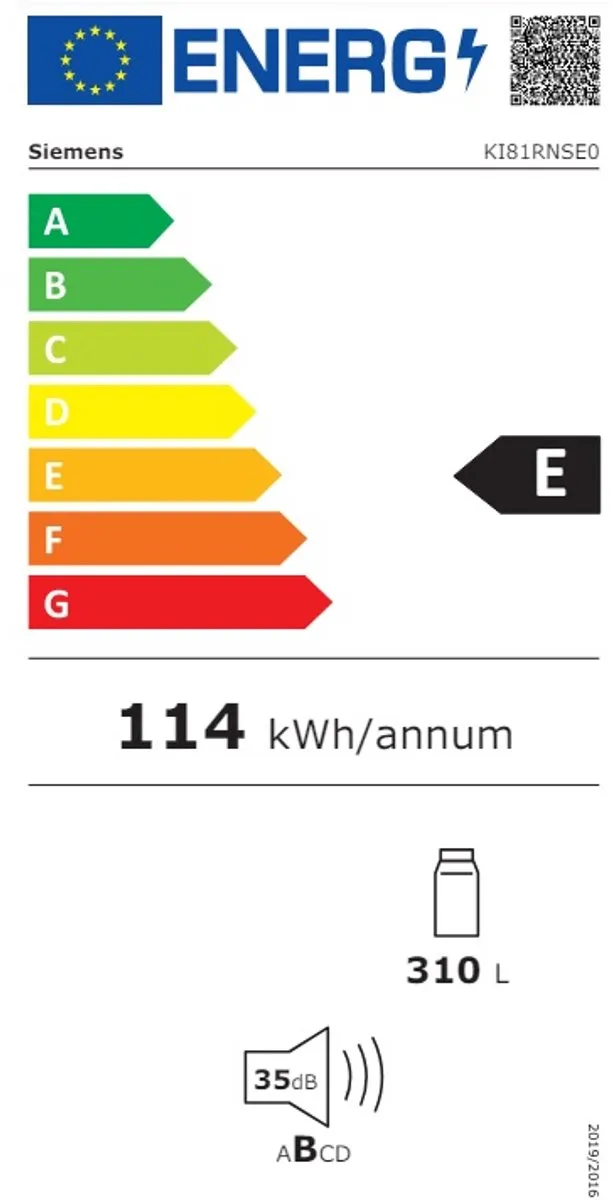 Siemens iQ700 KI81RNSE0 Inbouwkoelkast 310L - Wit - afbeelding 6 van 6