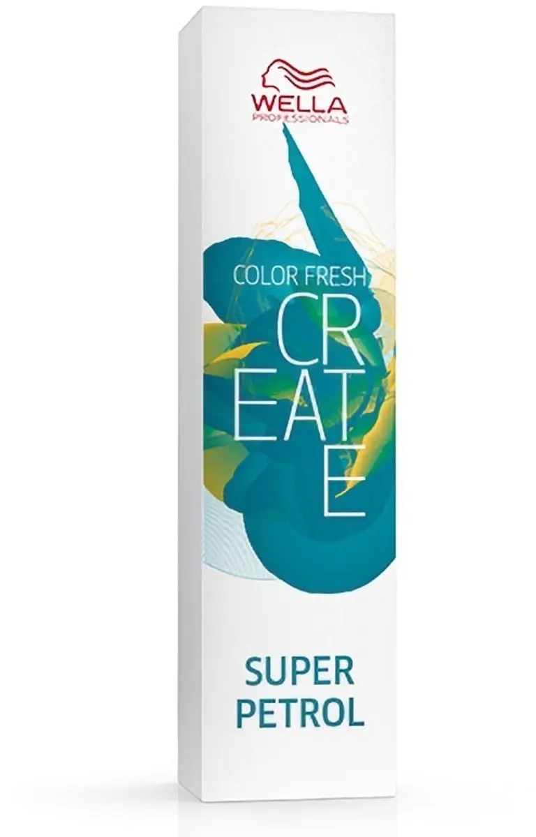 Wella Professionals Color Fresh Create Super Petrol Haarverf 60ml - Zwart