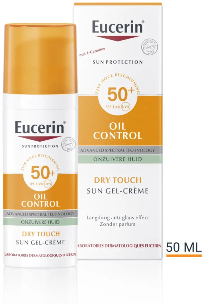 Eucerin Sun Oil Control Gel-Creme SPF 50+ - 2x50ml