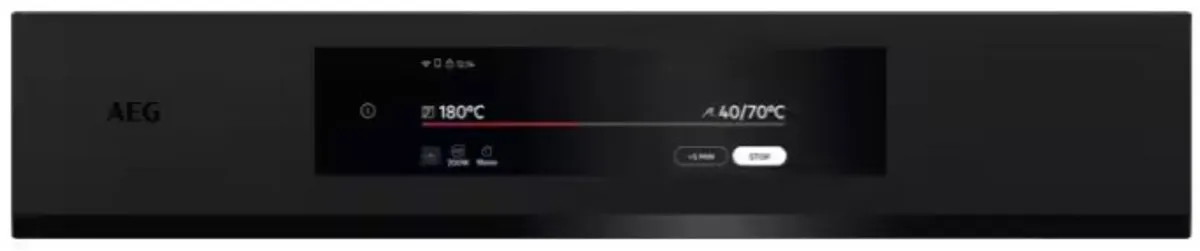 AEG 9000 Serie NKK9N821T Inbouw Combi-oven 44L - Zwart