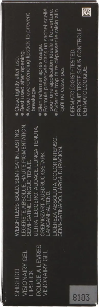 Shiseido Visionairy Lippenstift 01 Cyber Beige