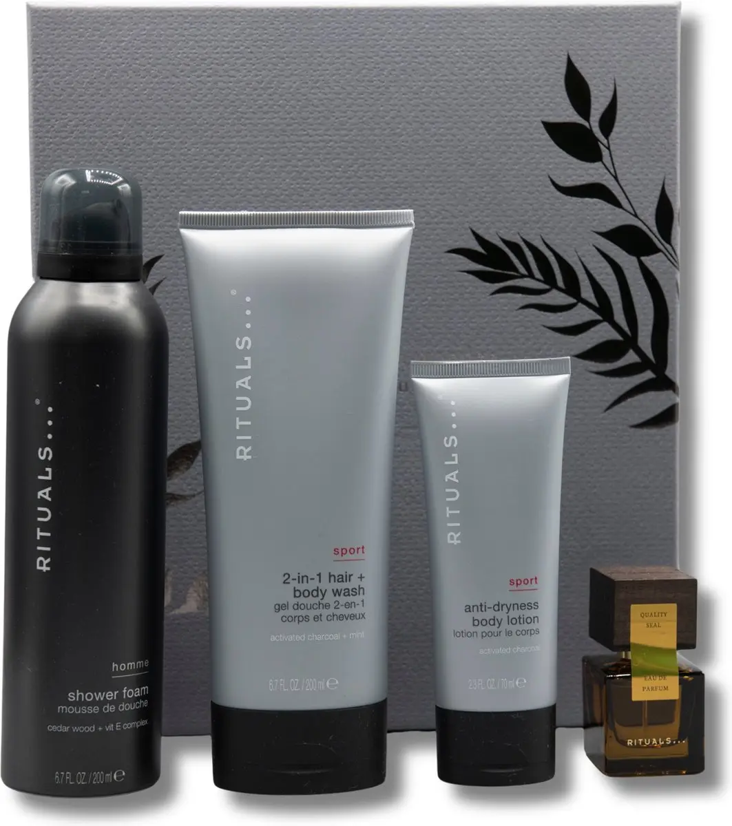 Rituals Homme Medium Geschenkset - 485ml - 4 Stuks