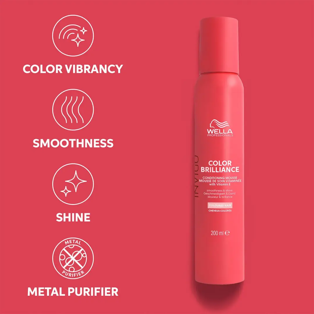 Wella Professionals Invigo Color Brilliance Conditionerende Mousse 200ml