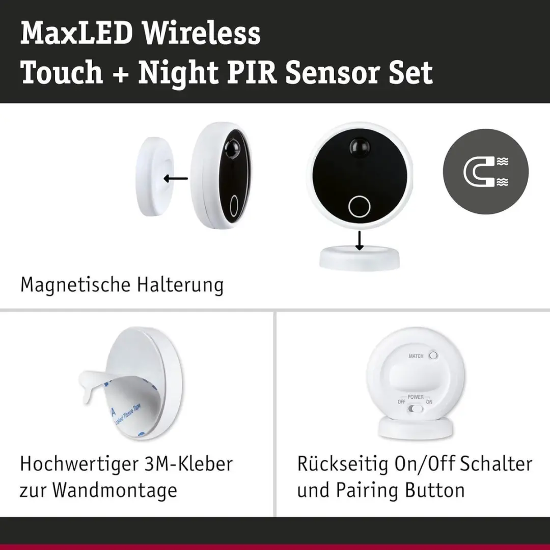 Paulmann 71226 MaxLED DC 24V LED-transformator - 144W - Wit/Zwart - afbeelding 6 van 6