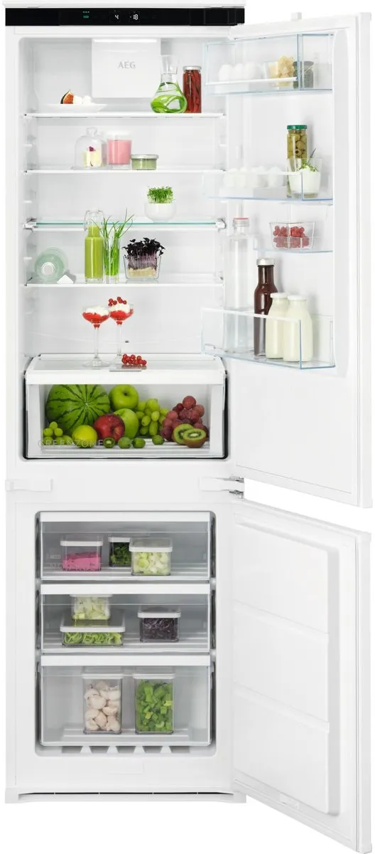 AEG OSC7G181ES Inbouwkoelvriescombinatie 256L - No Frost - Wit
