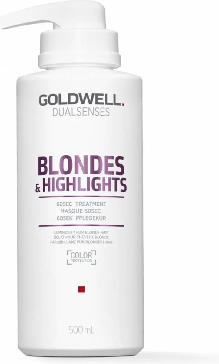 Goldwell Dualsenses Blondes & Highlights 60s Treatment 500ml - afbeelding 6 van 6