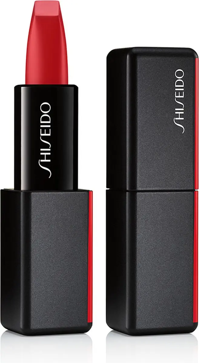 Shiseido Modernmatte Lippenstift Hyper Red 4g - afbeelding 6 van 6