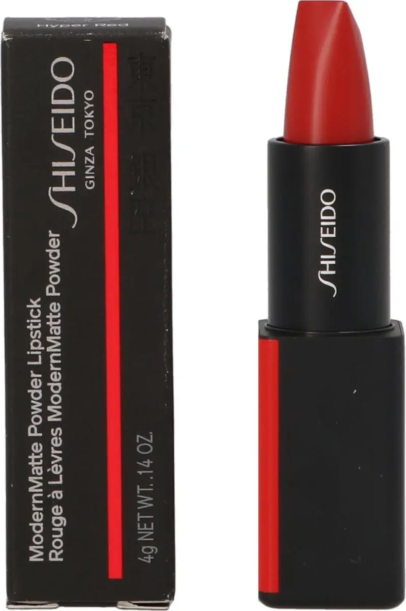 Shiseido Modernmatte Lippenstift Hyper Red 4g