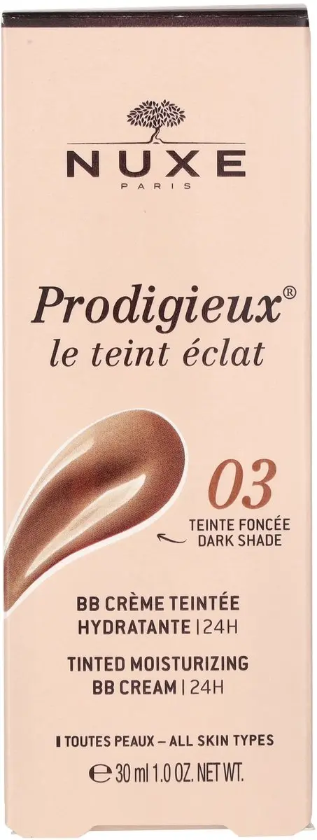Nuxe Prodigieux Le Teint Éclat BB Cream - 03 Dark Shade 30ml - afbeelding 6 van 6