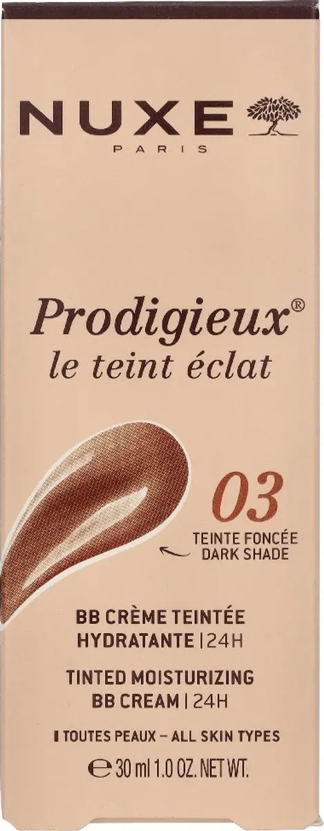 Nuxe Prodigieux Le Teint Éclat BB Cream - 03 Dark Shade 30ml