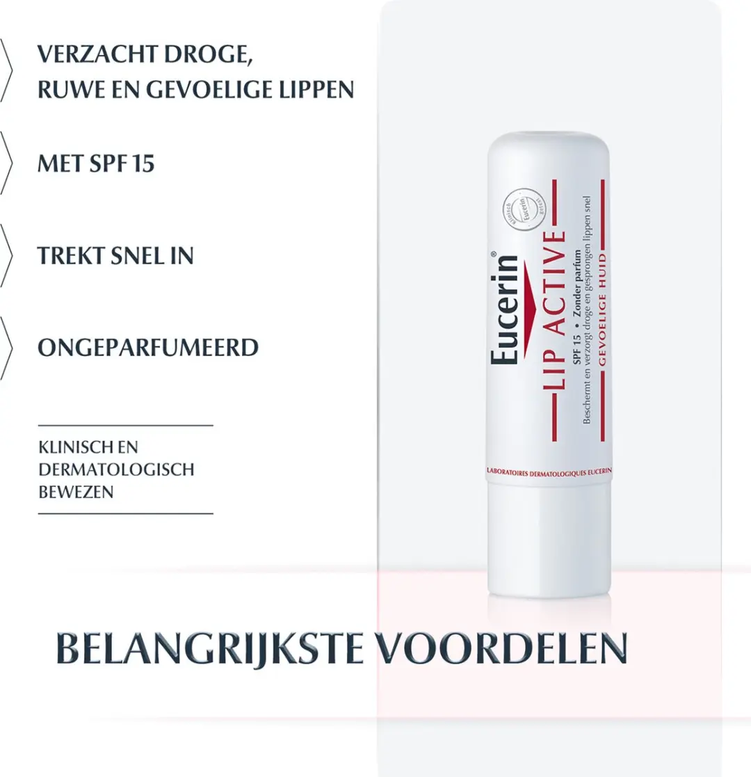 Eucerin Gevoelige Huid Lippenbalsem 5ml - Transparant