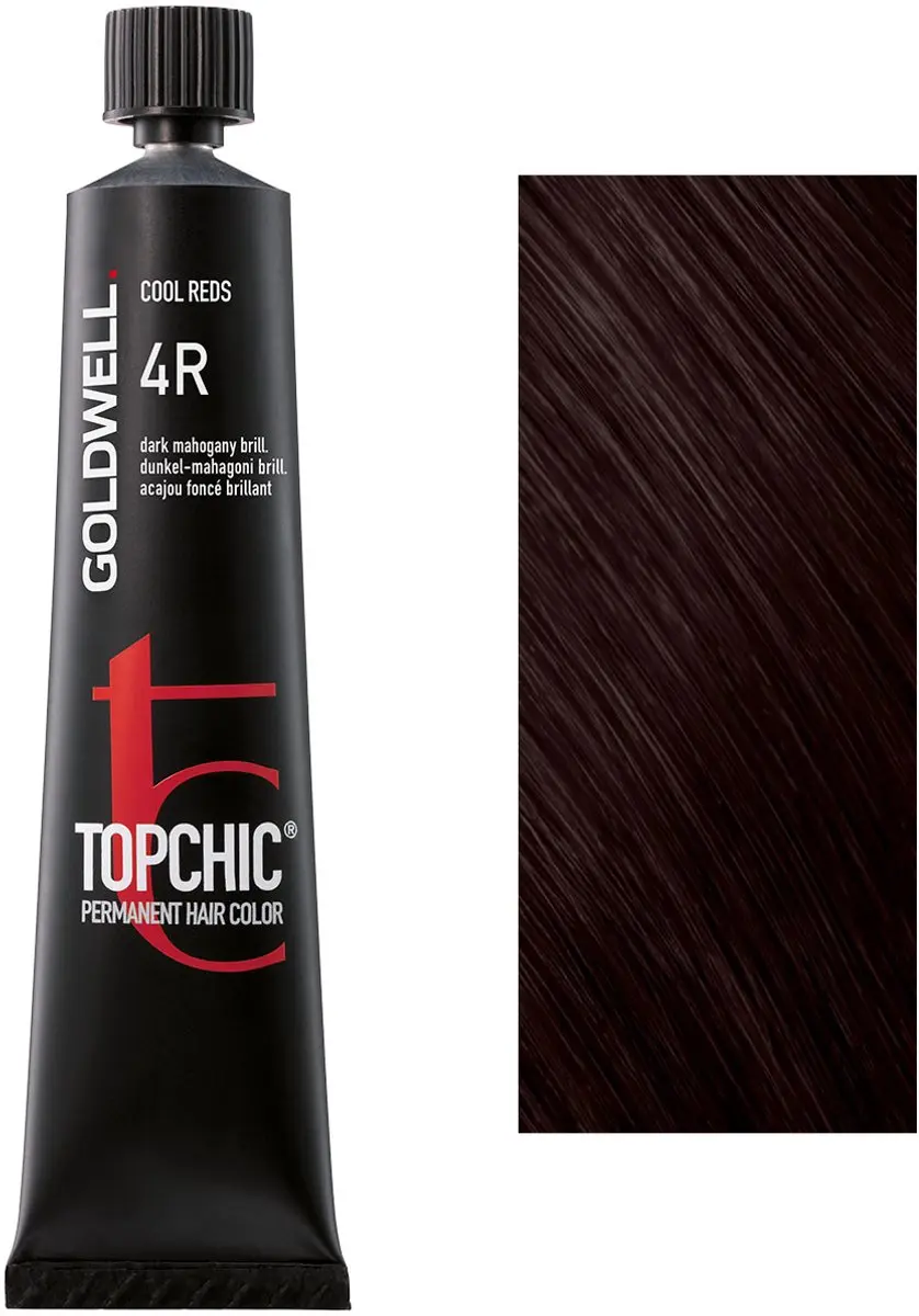 Goldwell Topchic Tube 60ml - 4R Bruin Permanent