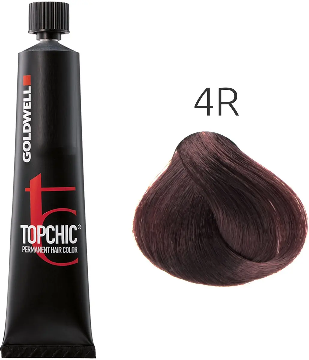Goldwell Topchic Tube 60ml - 4R Bruin Permanent
