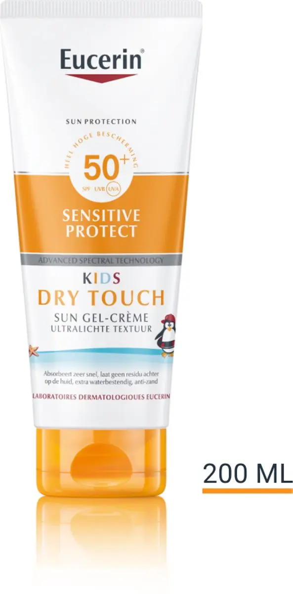 Eucerin Sensitive Protect Dry Touch Kids Zonnecrème SPF 50+ 200ml